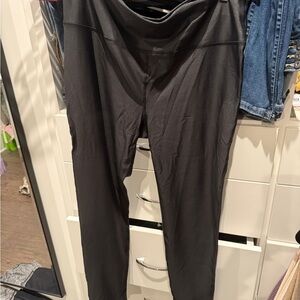 TALULAH faux leather looking Black Leggings